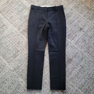 Everlane Black Wool Tailored Mid Rise Tapered Ankle Crop Pants Business Casual